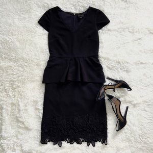 🤍Thalia Sodi Black Peplum Dress